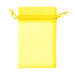 Мешочек из органзы 35 х 50 см желтый