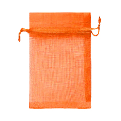 Мешочек из органзы 30 х 40 см оранжевый